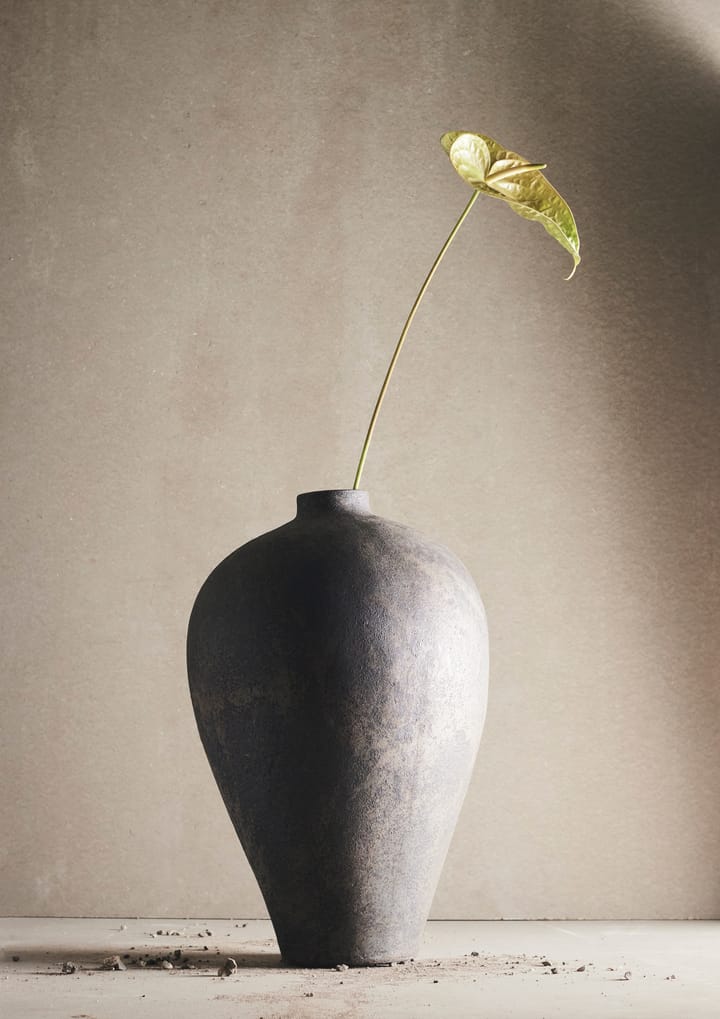 Memory krukke-vase 60 cm - Brun/grå terrakotta - MUUBS