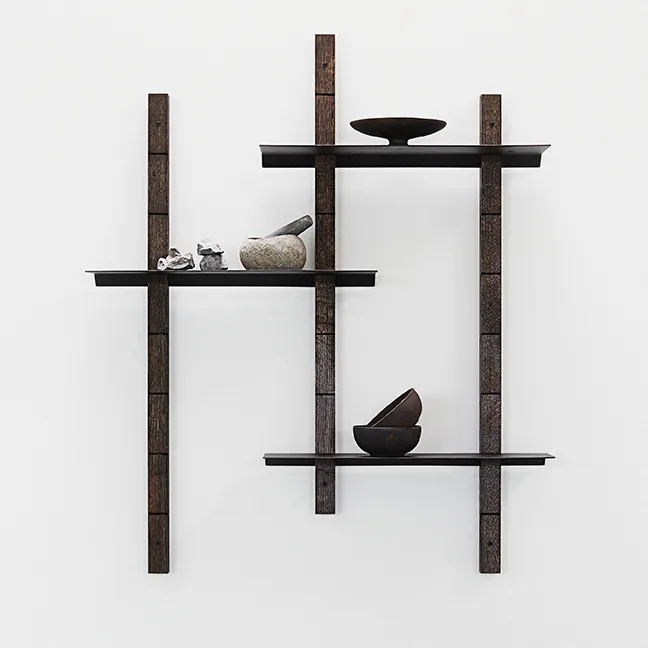 Oaks 70 hylle, Svart MUUBS