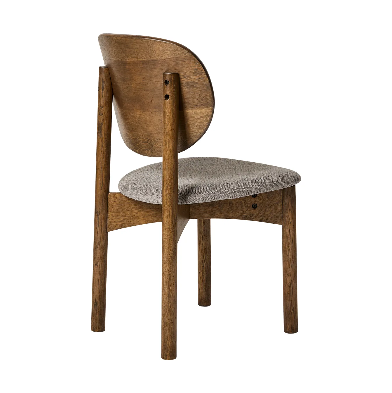 Oka stol, Mørkoljet eik, grey MUUBS