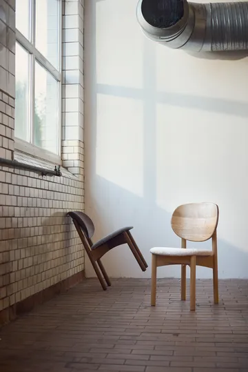 Oka stol - Mørkoljet eik, grey - MUUBS