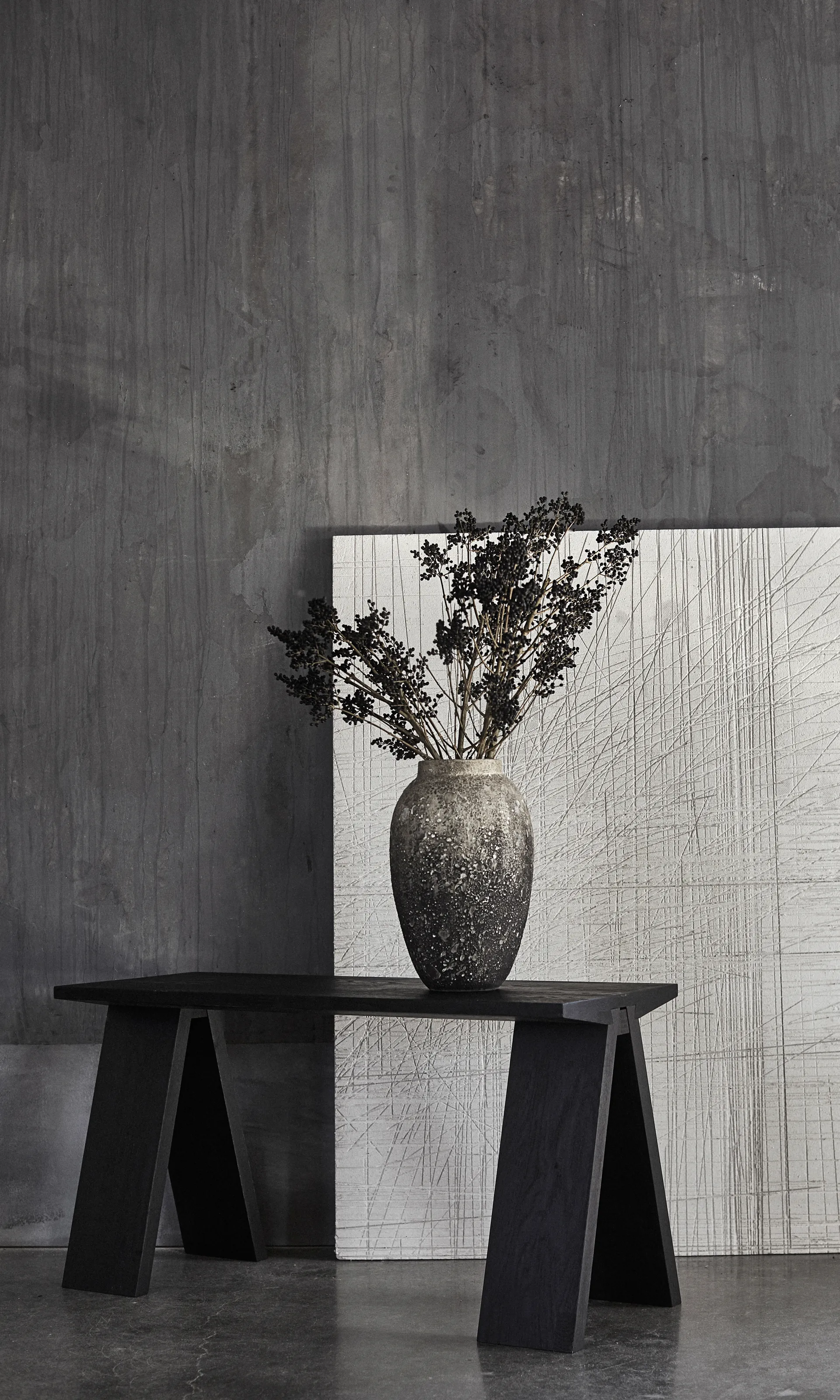 Story vase 33 cm, Grey MUUBS