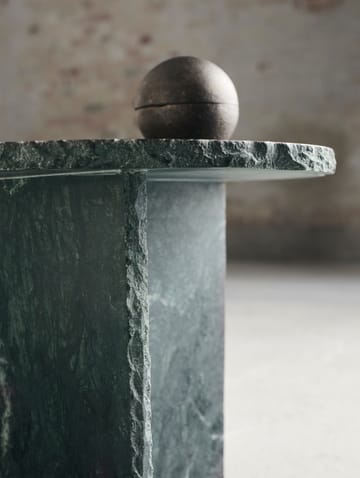 Verde sidebord Ø40 cm - Grønn marmor - MUUBS