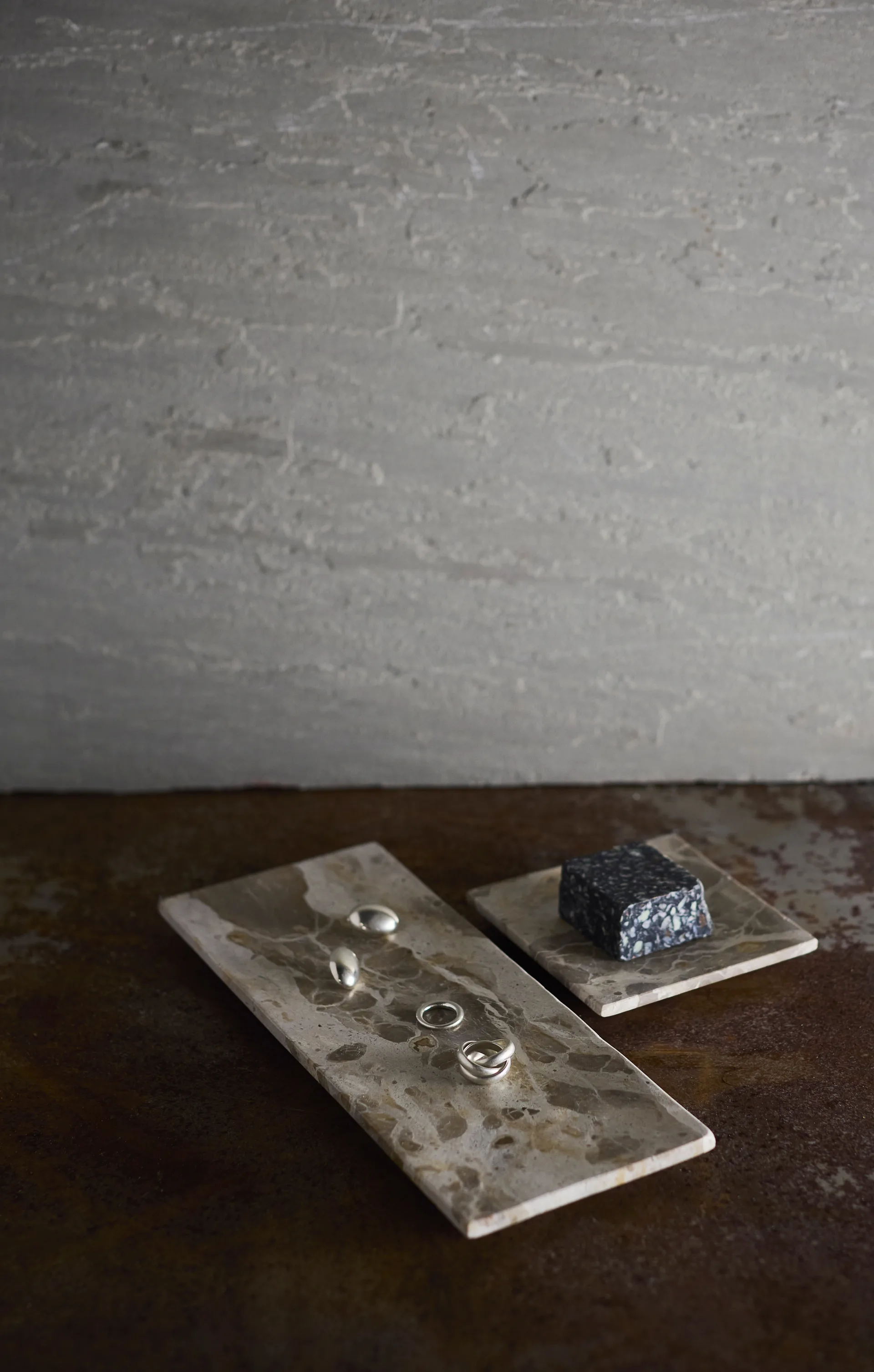 Vita dekorasjonsbrett, Seashell, 12x12 cm MUUBS