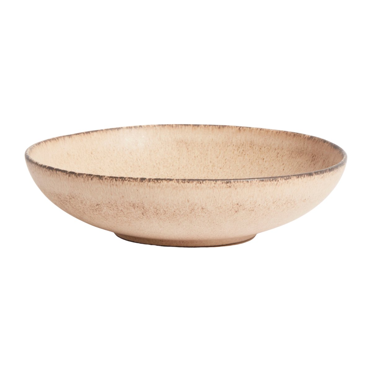 MUUBS Yake pastaskål 22 cm Toast | Skandinavisk Design | Dype tallerkener | Beige