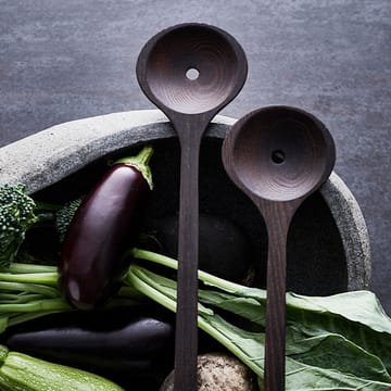 Yami salatbestikk 30 cm 2-pakning - Brun - MUUBS