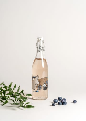 Blueberries glassflaske 0,5 L - Transparent - Muurla