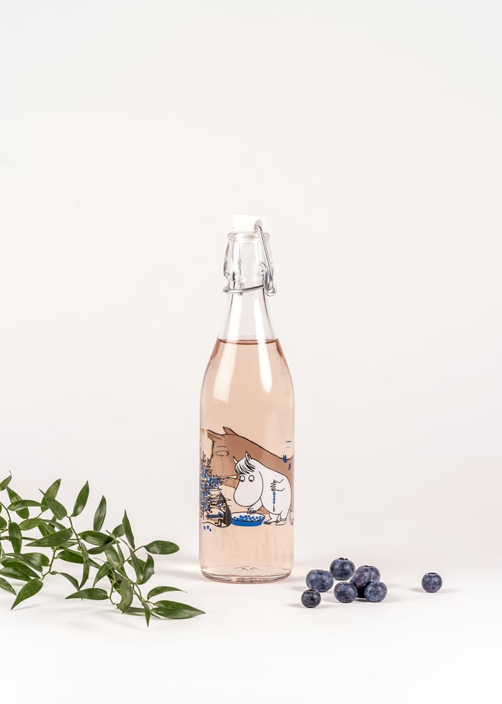 Blueberries glassflaske 0,5 L, Transparent Muurla