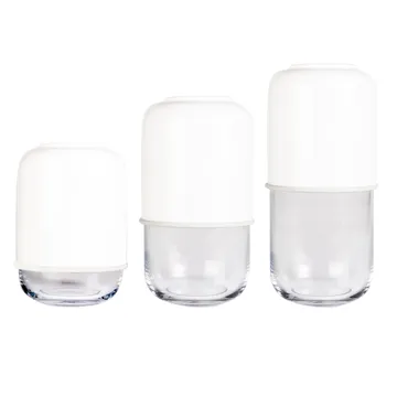 Capsule justerbar vase 18–28 cm - Hvit-klar - Muurla