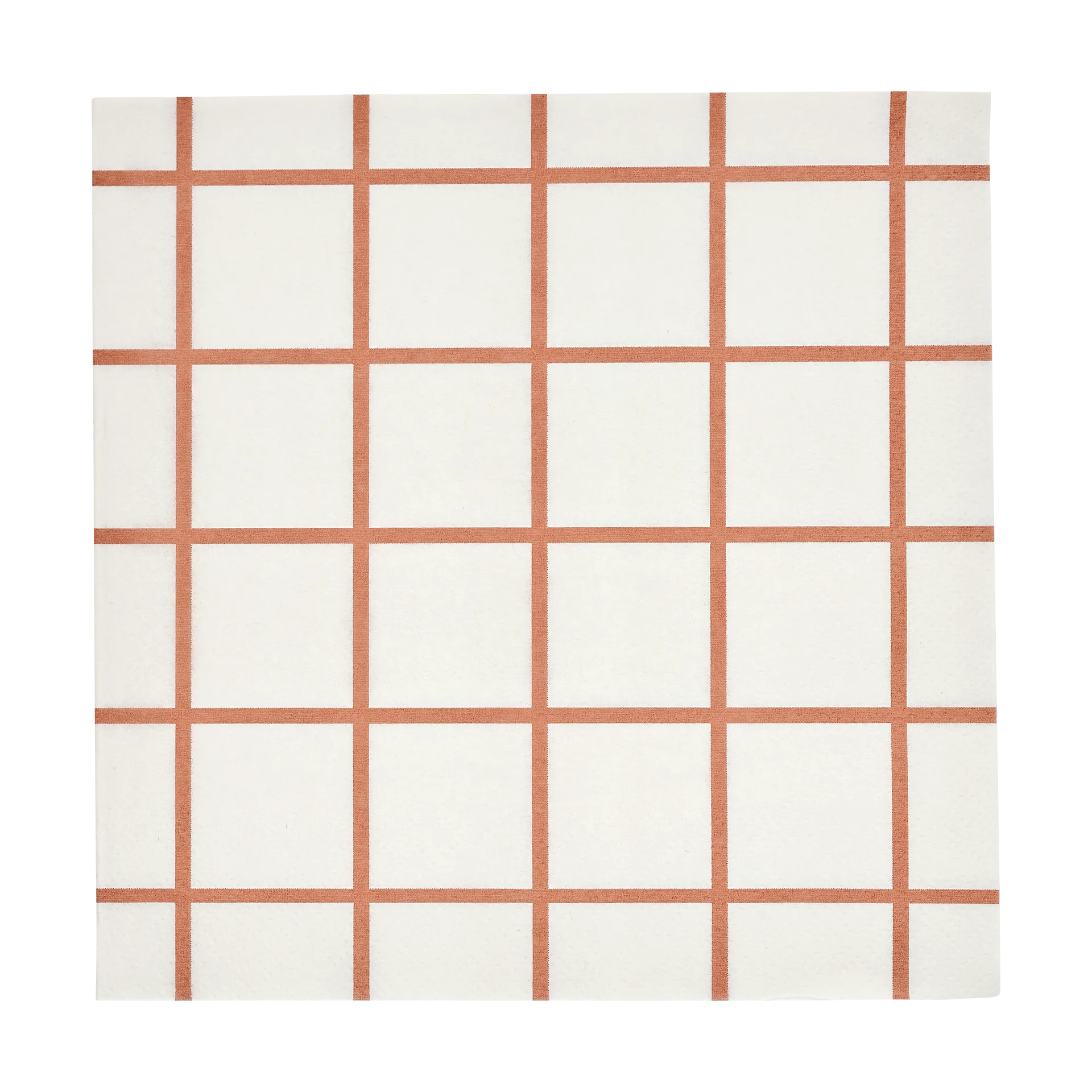 Check & Stripes papirserviett 33x33 cm 20-pakning, Beige Muurla