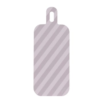 Checks & Stripes brett 13 x 33 cm - Amber-grey - Muurla