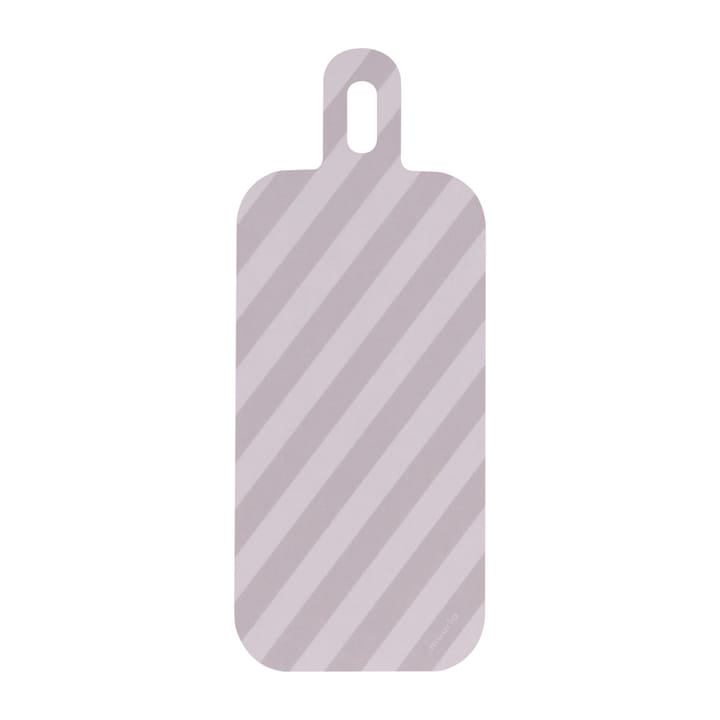 Checks & Stripes brett 13 x 33 cm - Amber-grey - Muurla