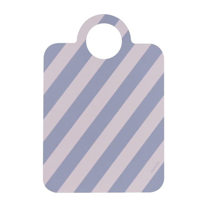 Checks & Stripes brett 21 x 31 cm - Mint-blå - Muurla