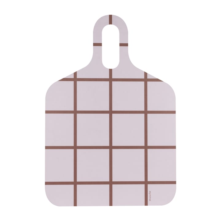 Checks & Stripes brett 30 x 44 cm - Brown-beige - Muurla