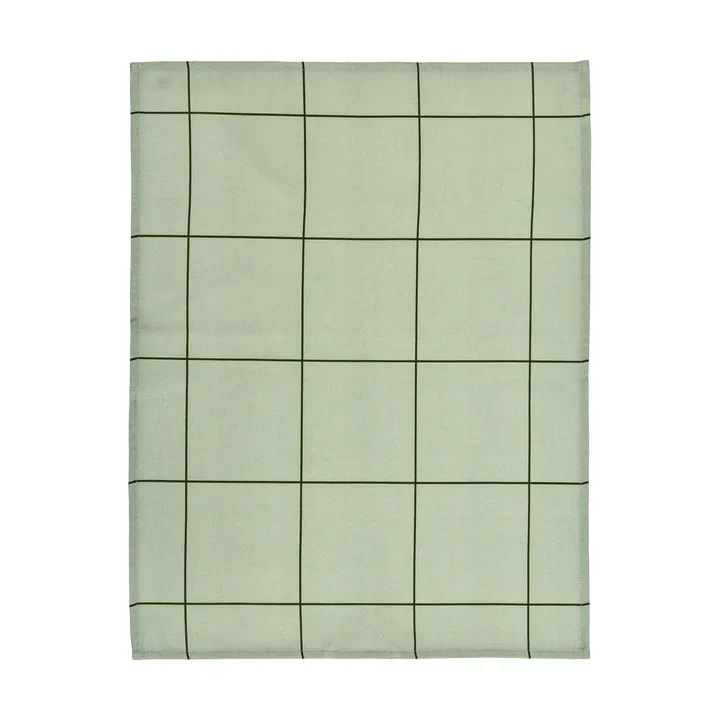 Checks & Stripes kjøkkenhåndkle - Green, 50x70 cm - Muurla