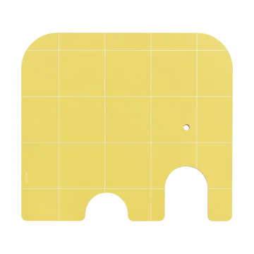 Elephant Chop & Serve skjærebrett L - Yellow - Muurla