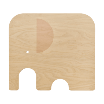 Elephant Chop & Serve skjærebrett L - Yellow - Muurla