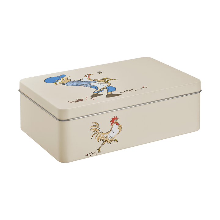 Emil blikkboks 18x12x6 cm, Cluck Cluck Muurla