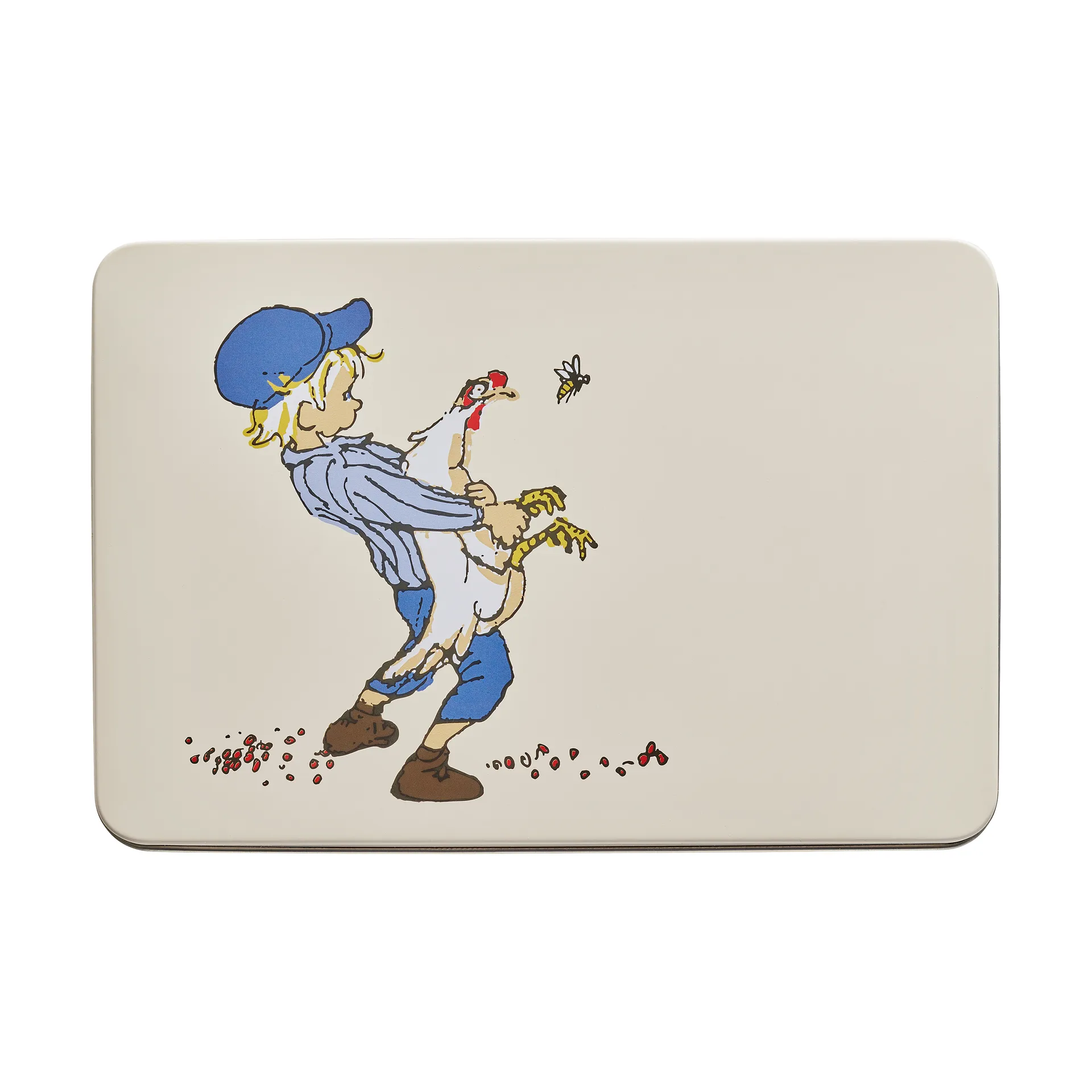 Emil blikkboks 18x12x6 cm, Cluck Cluck Muurla