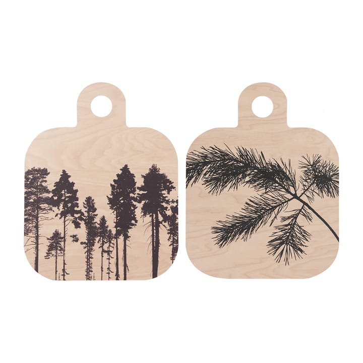 Forest skjærefjøl 25x32 cm - natur-svart - Muurla