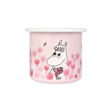 Girls emaljekopp 25 cl - Rosa - Muurla