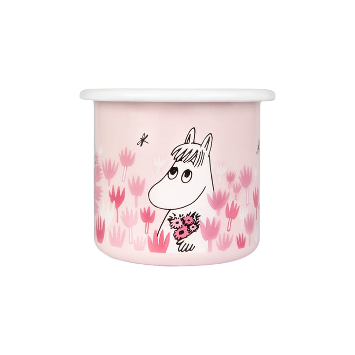 Girls emaljekopp 25 cl, Rosa Muurla