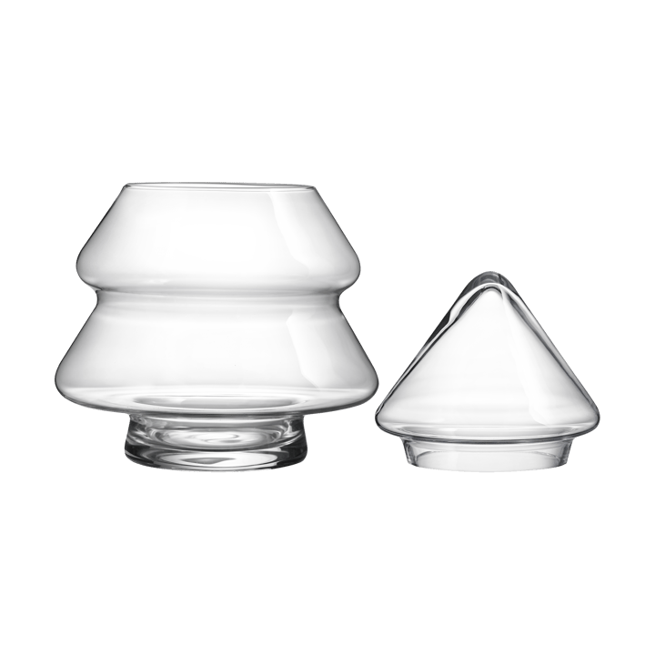 Glass tree glassboks med lokk, 20 cm Muurla