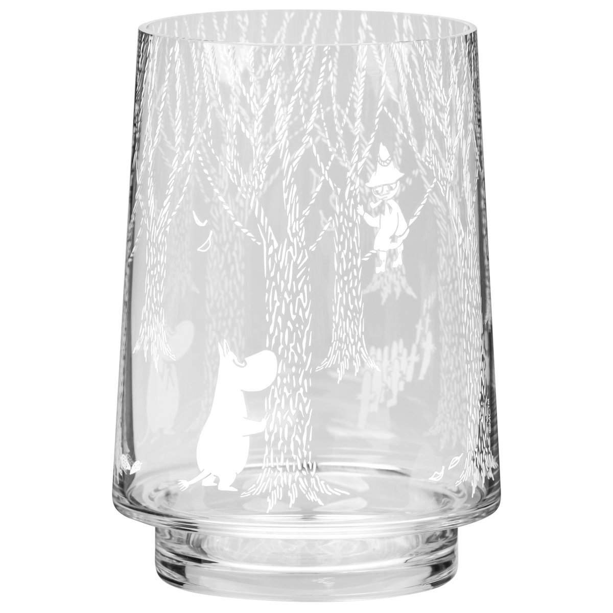 Muurla In the Woods telysestake/vase 20 cm Klar-hvit