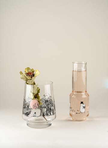 Just Wandering telysholder/vase 20 cm - Klar - Muurla