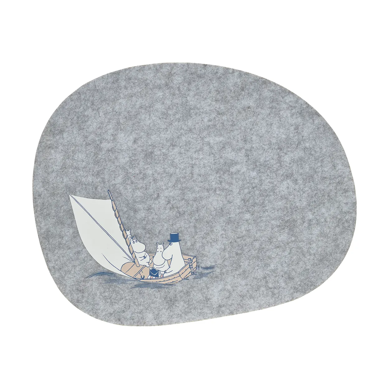 Muurla Moomin bordbrikke 31x38 cm Sailors | Skandinavisk Design | Spisebrikker | Grå