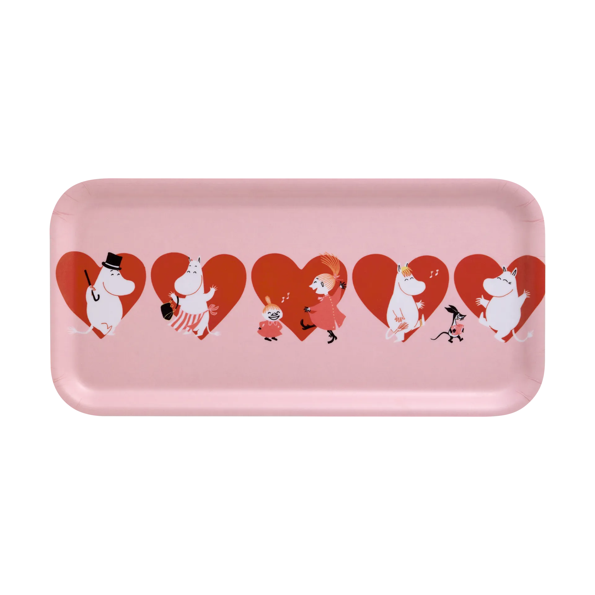 Moomin brett 13x27 cm, Heart Muurla