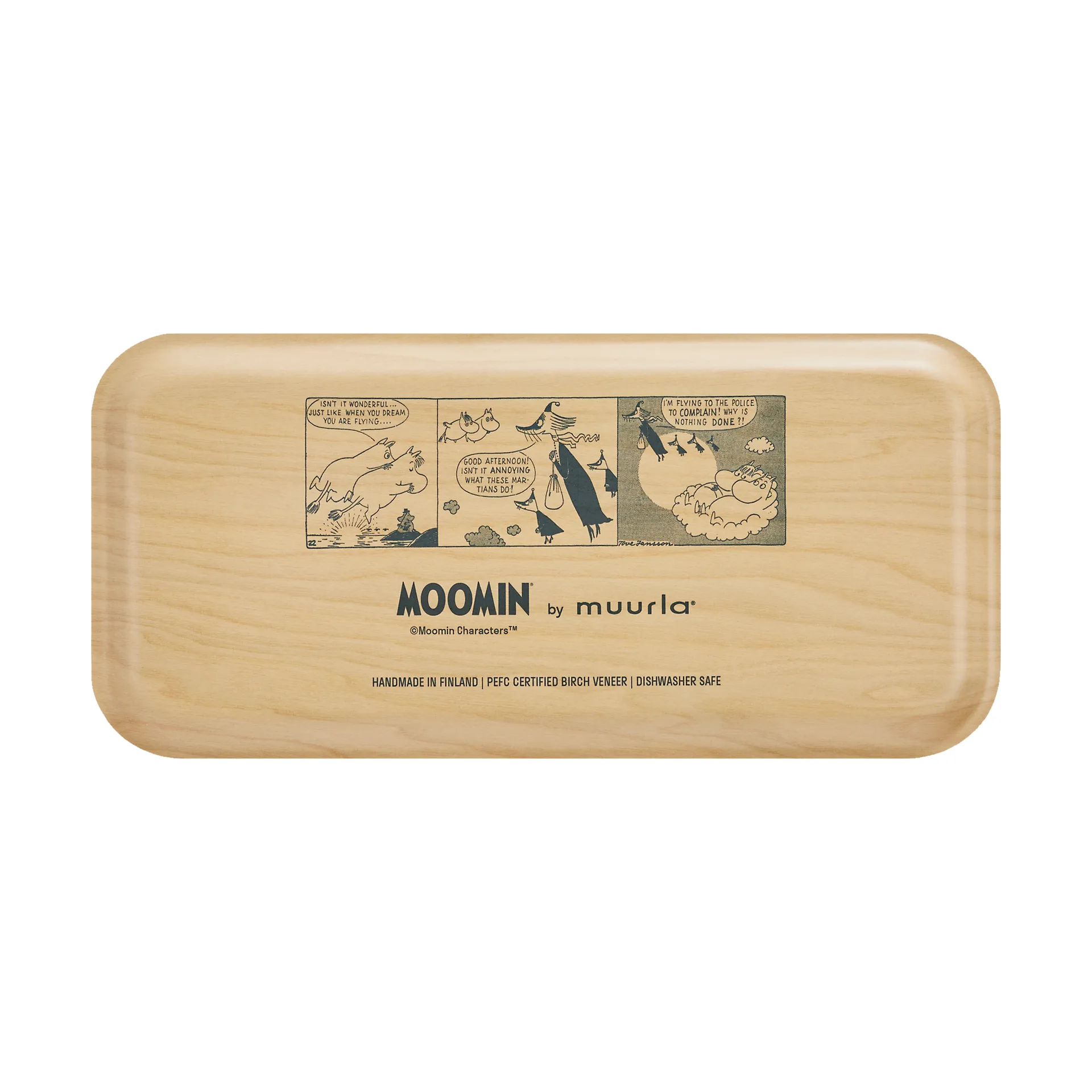 Moomin brett 13x27 cm, In the clouds Muurla