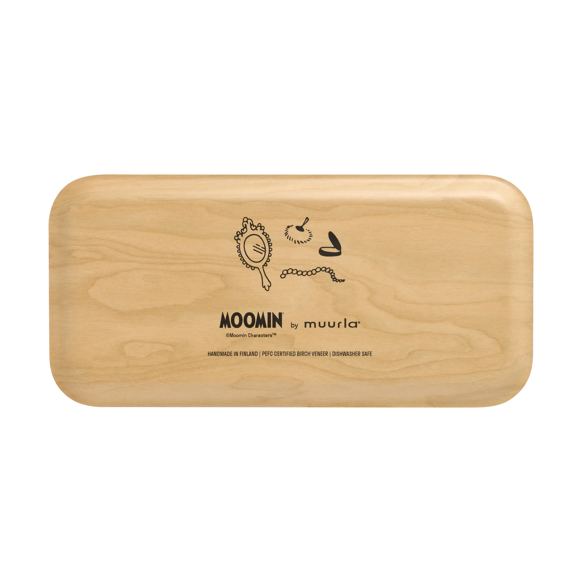 Moomin brett 13x27 cm, Retro Snorkmaiden Muurla