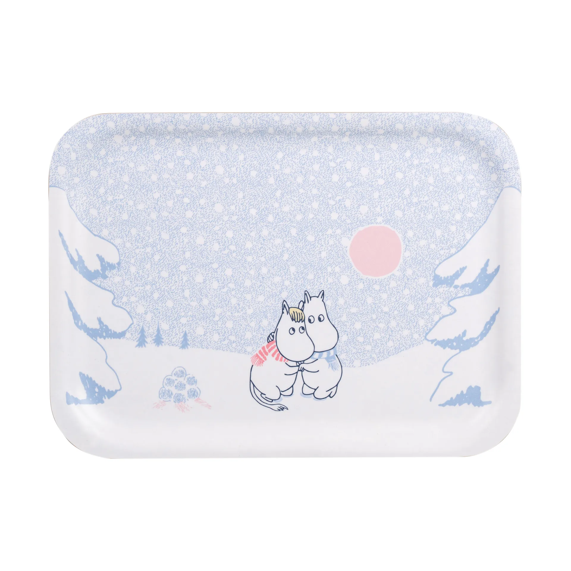 Moomin brett 20x27 cm, Let it snow Muurla