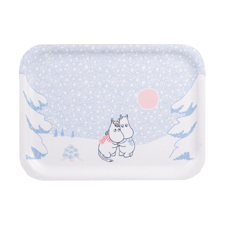 Moomin brett 20x27 cm - Let it snow - Muurla