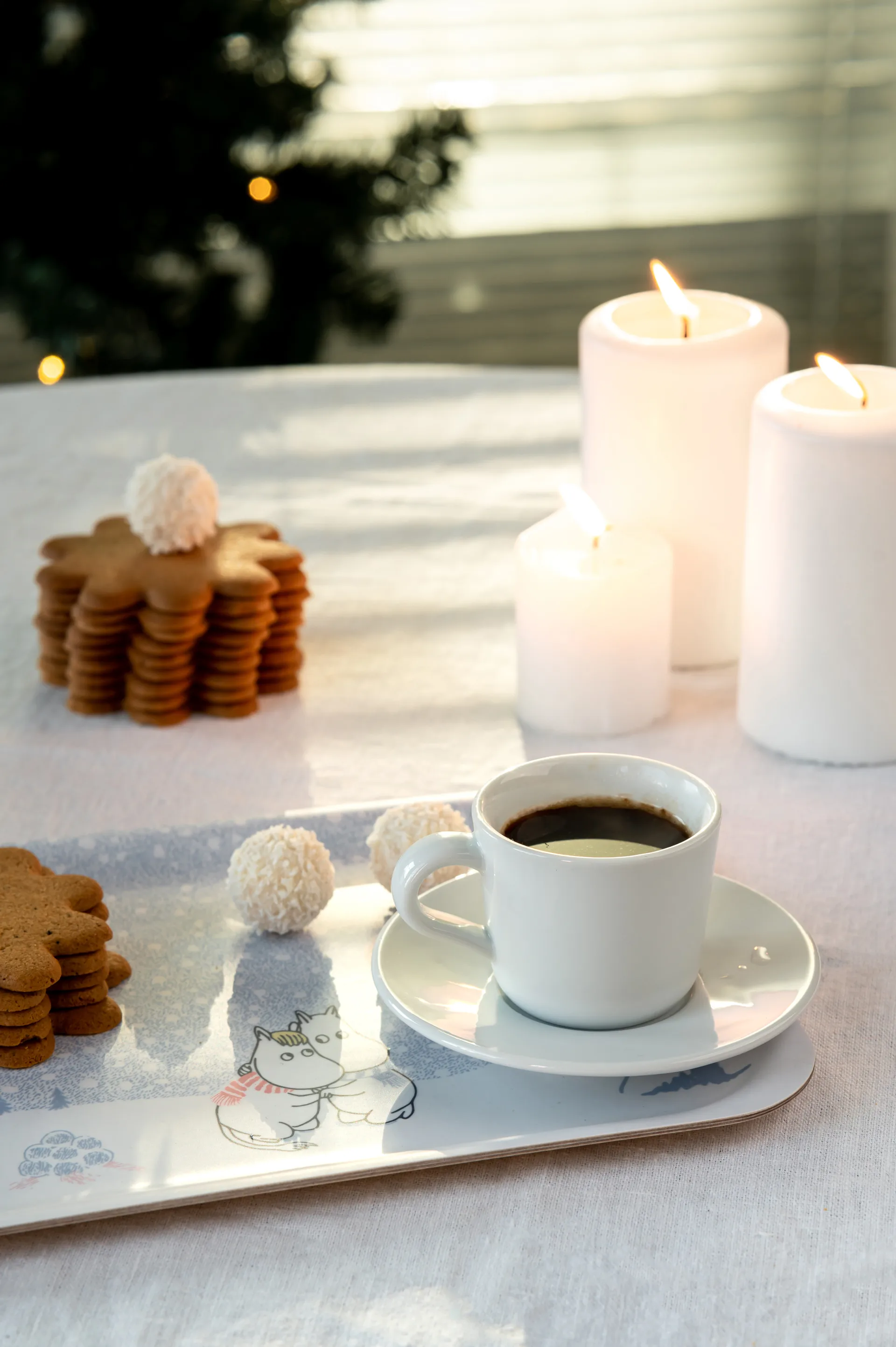 Moomin brett 20x27 cm, Let it snow Muurla