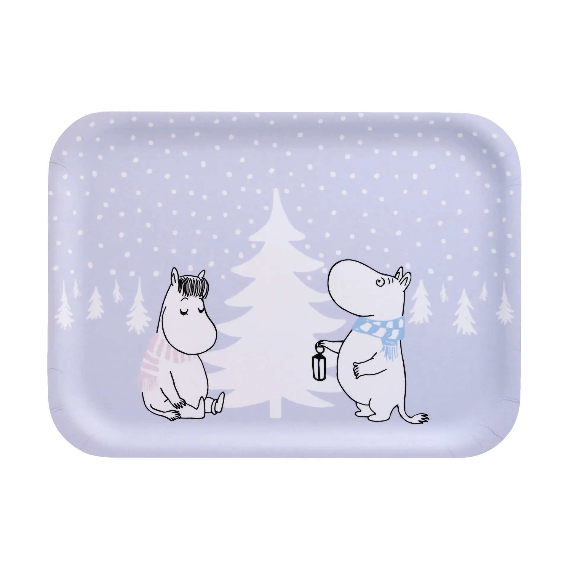 Moomin brett 20x27 cm, Snowfall Muurla