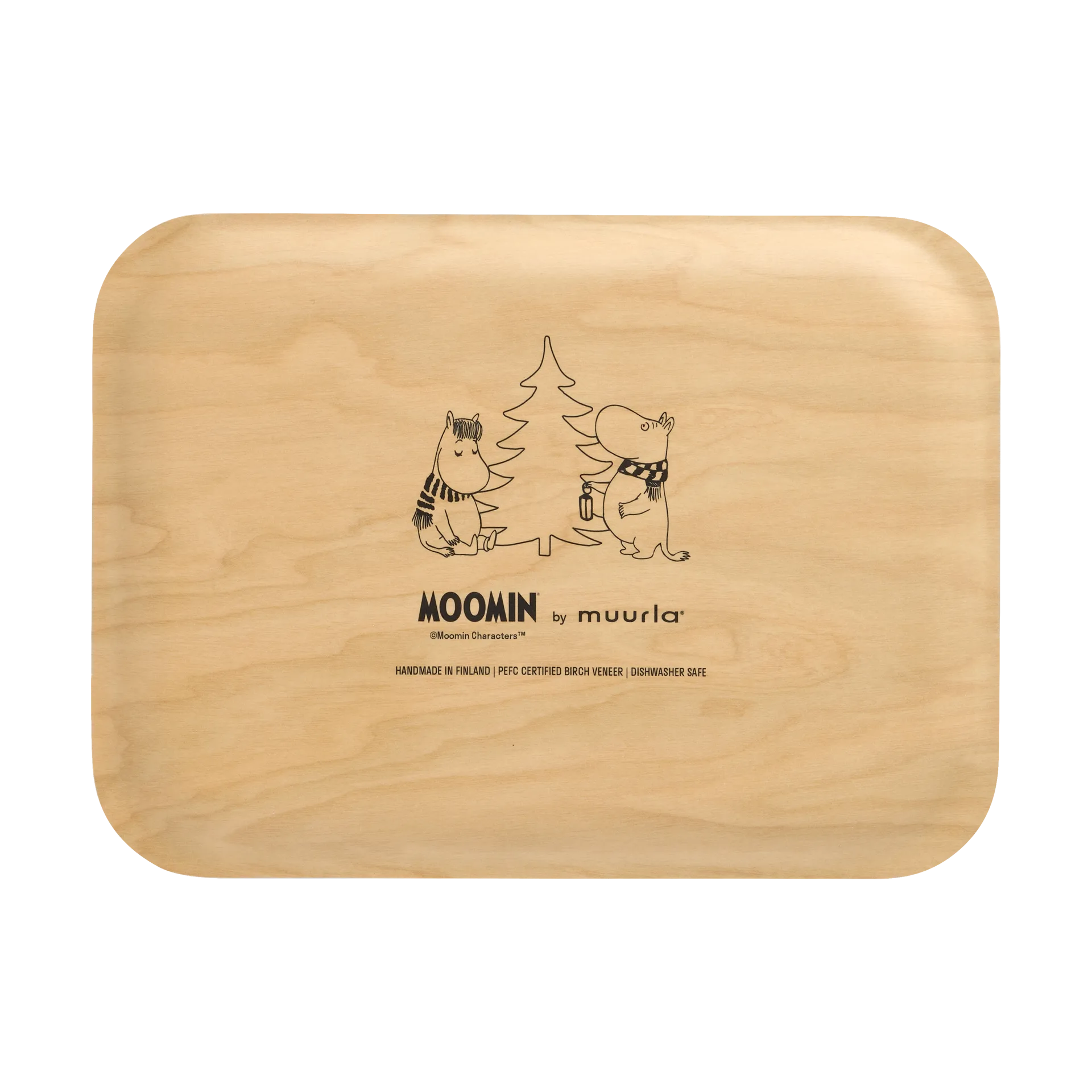 Moomin brett 20x27 cm, Snowfall Muurla