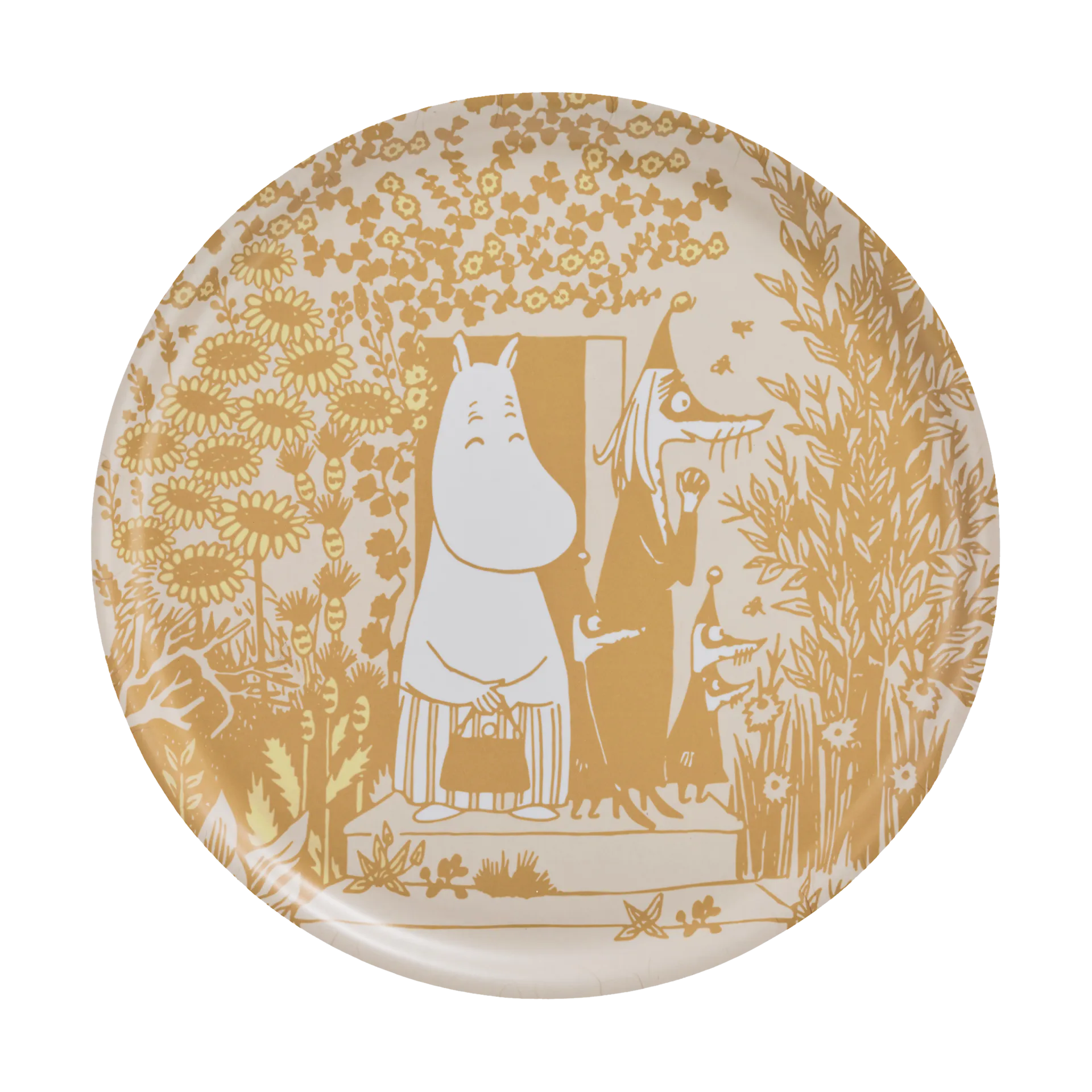 Moomin brett Ø40 cm, Wild garden Muurla