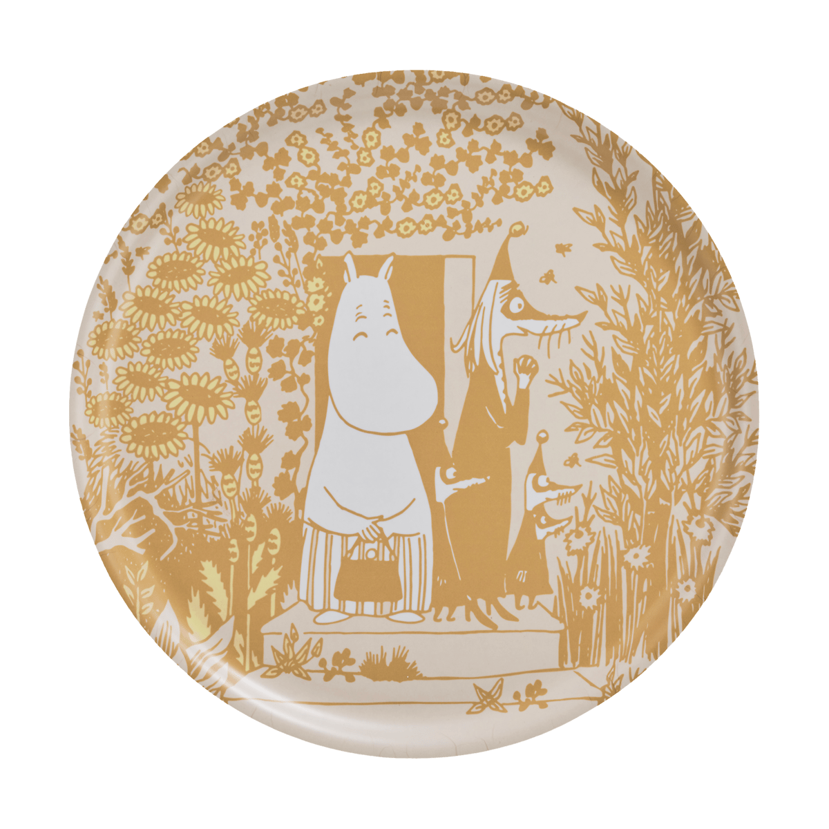 Muurla Moomin brett Ø40 cm Wild garden