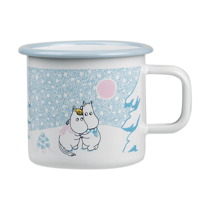 Moomin emaljekopp 37 cl - Let it snow - Muurla