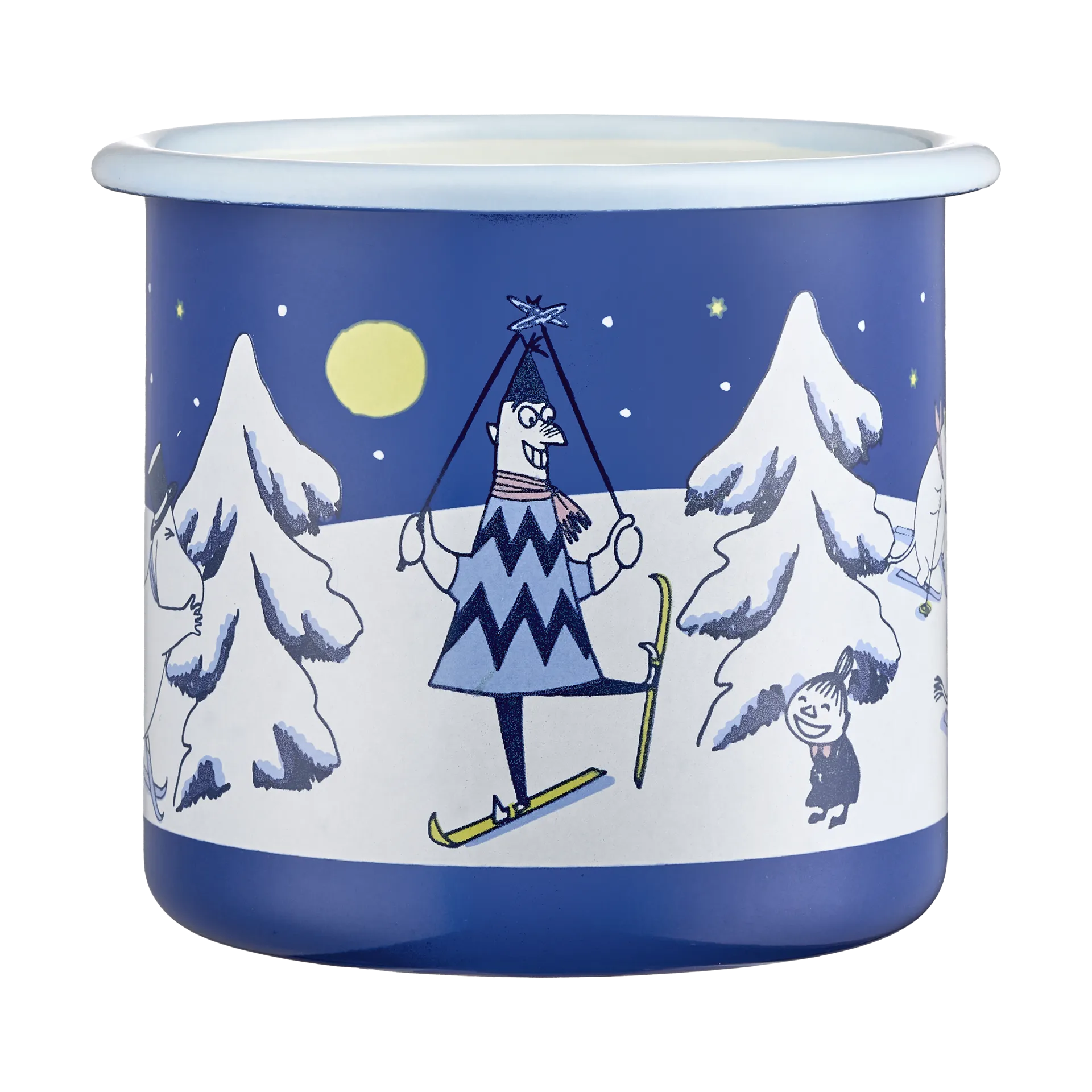 Moomin emaljekopp 37 cl, Starry night Muurla