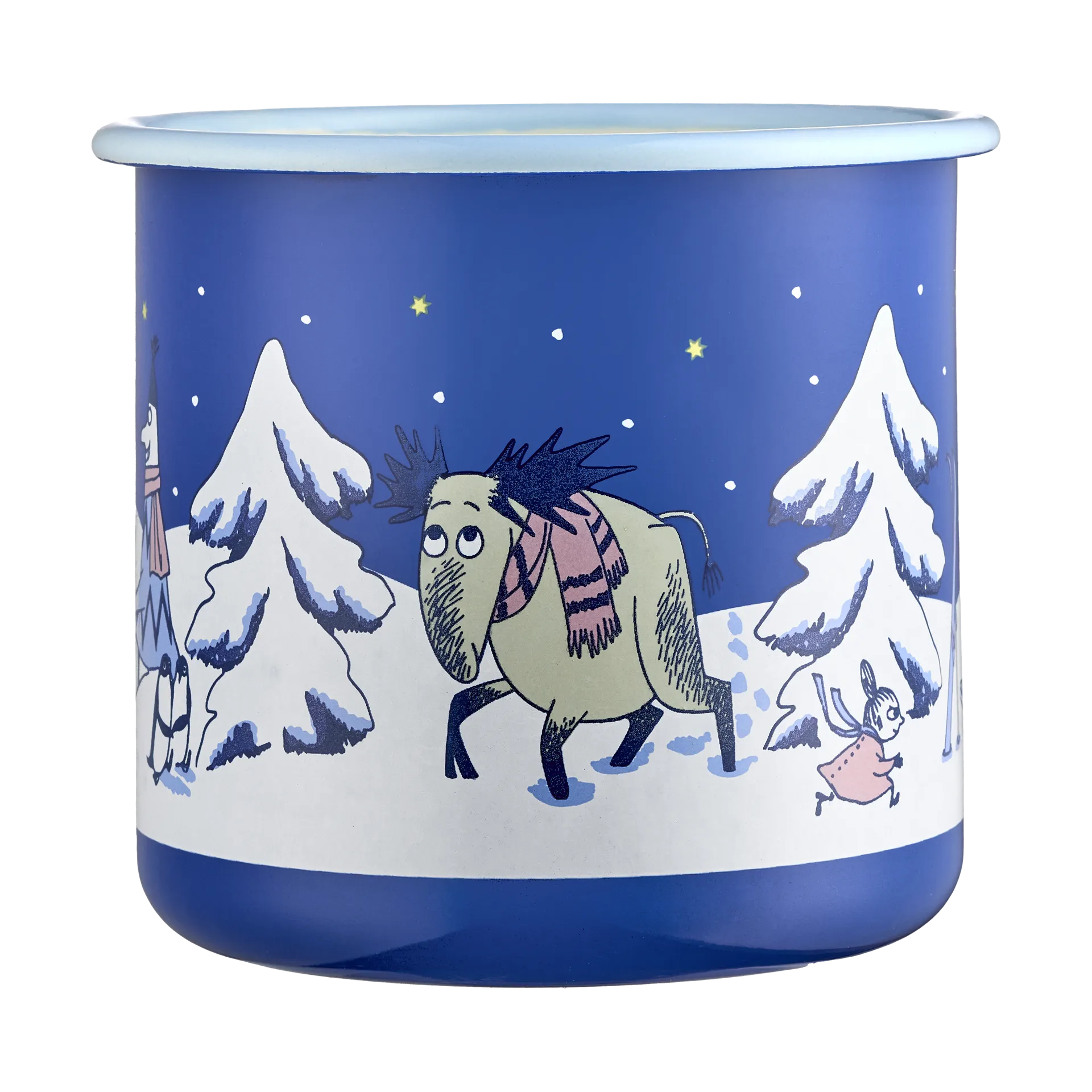 Moomin emaljekopp 80 cl, Starry night Muurla