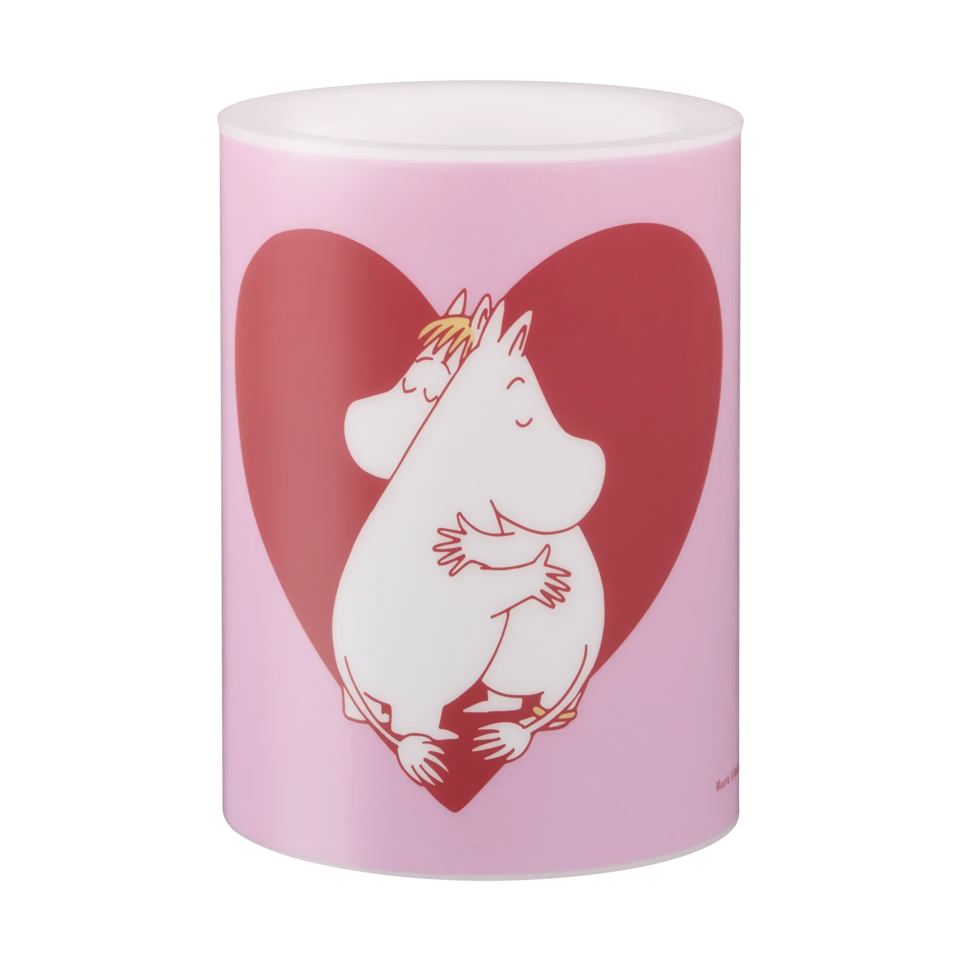 Moomin kubbelys LED 10 cm, Heart Muurla