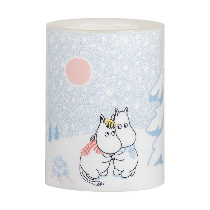 Moomin kubbelys LED 10 cm - Let it snow - Muurla