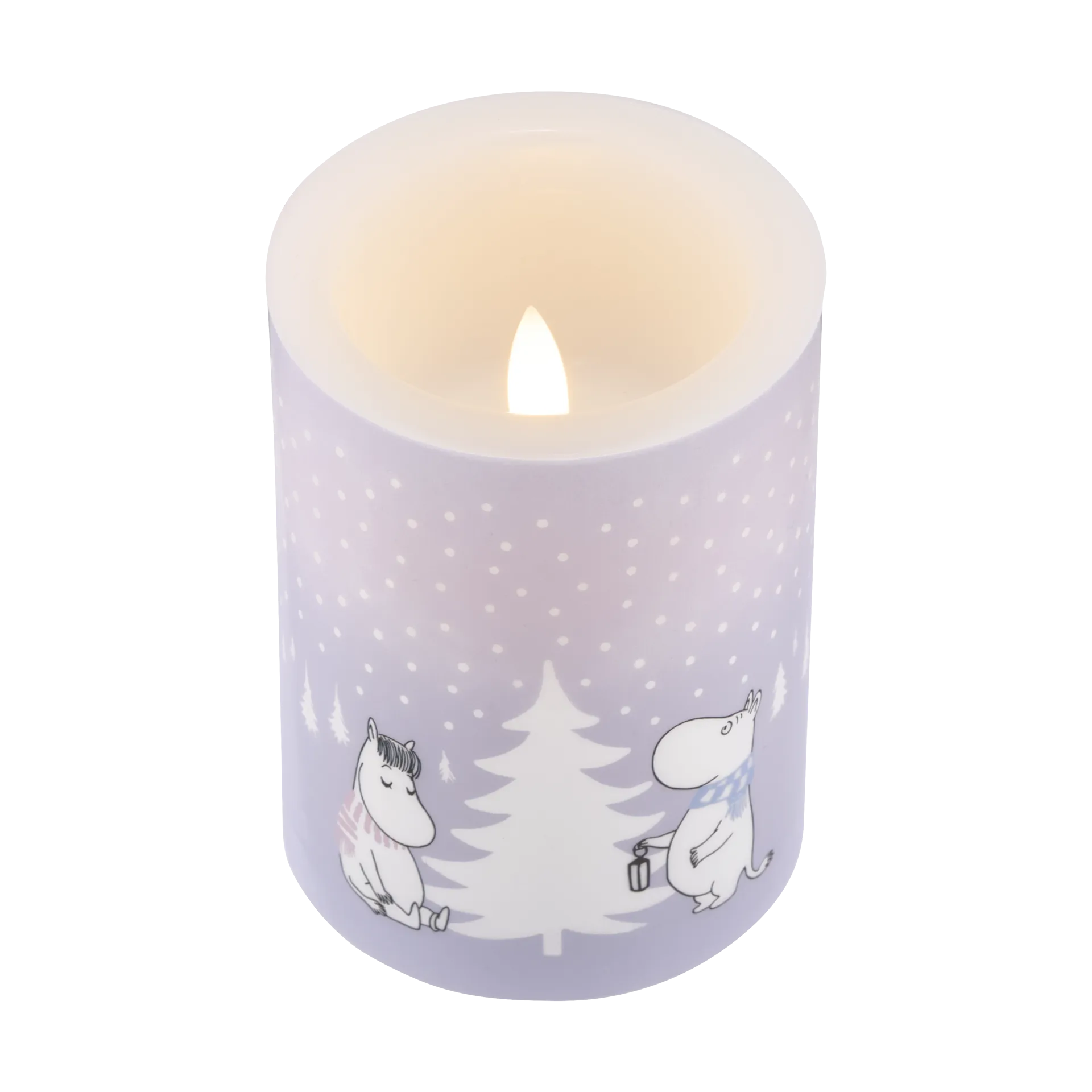 Moomin kubbelys LED 10 cm, Snowfall Muurla