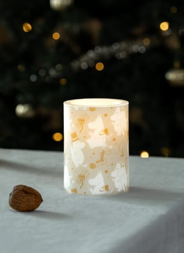 Moomin kubbelys LED 10 cm - Sparkling stars - Muurla