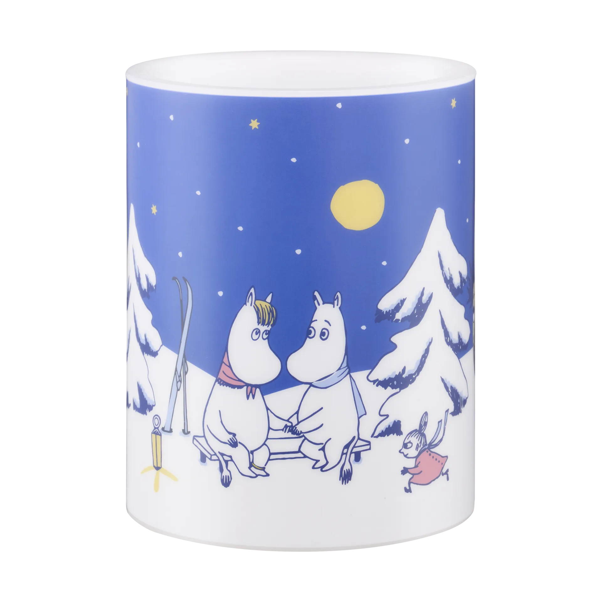 Moomin kubbelys LED 12,5 cm, Starry night Muurla