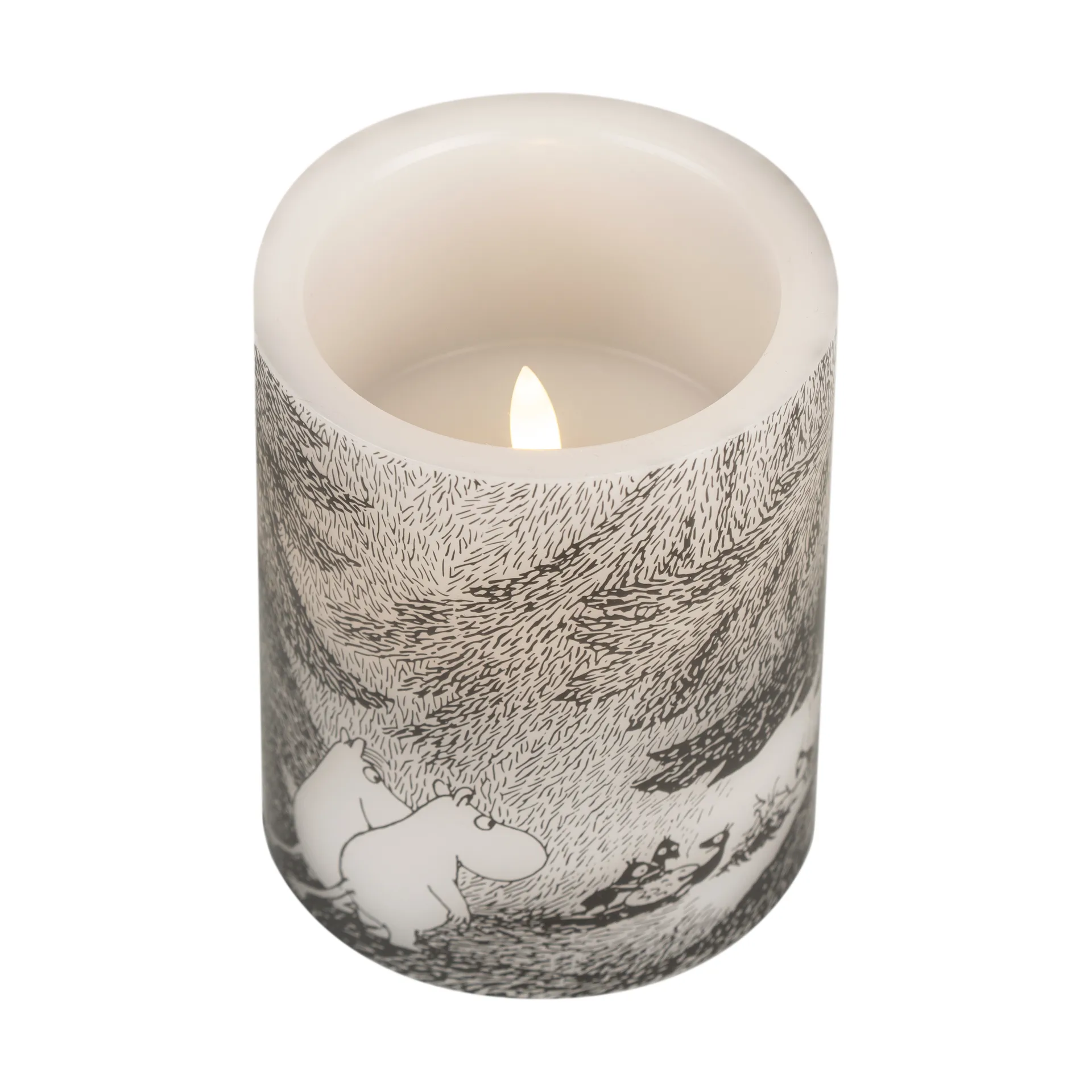 Moomin kubbelys LED 12,5 cm, Under the trees Muurla