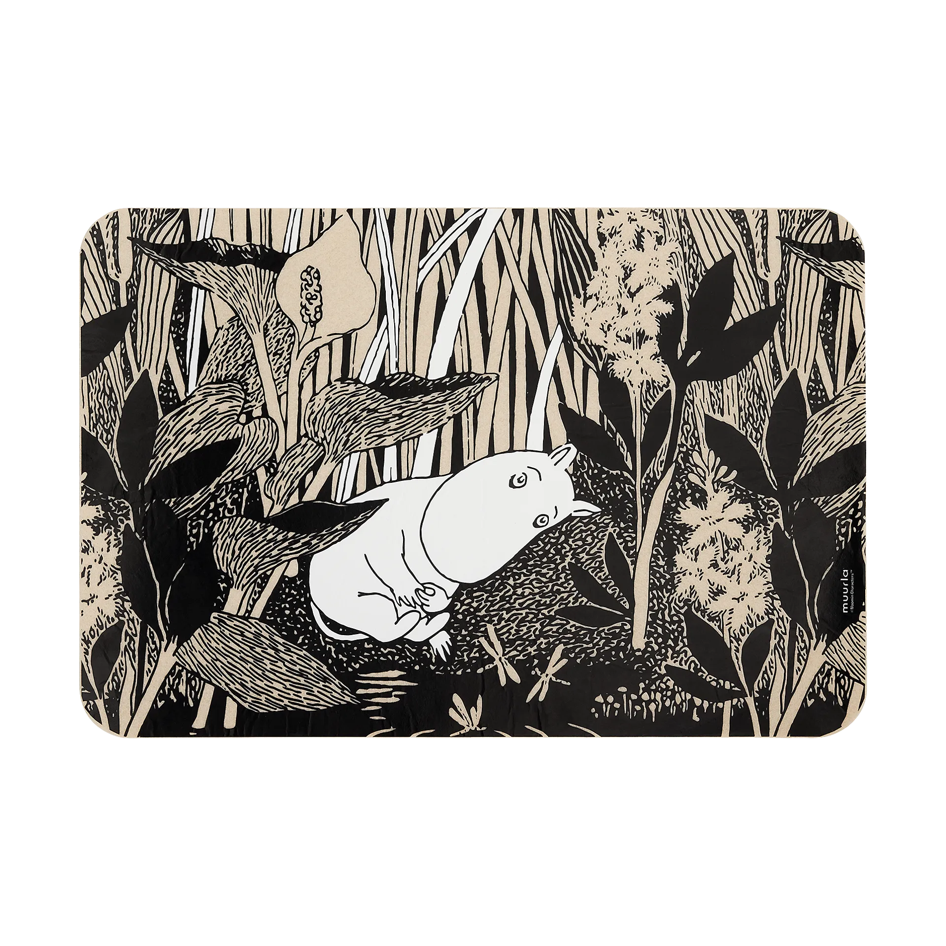 Moomin originals bordbrikke 30x45 cm, The Pond Muurla