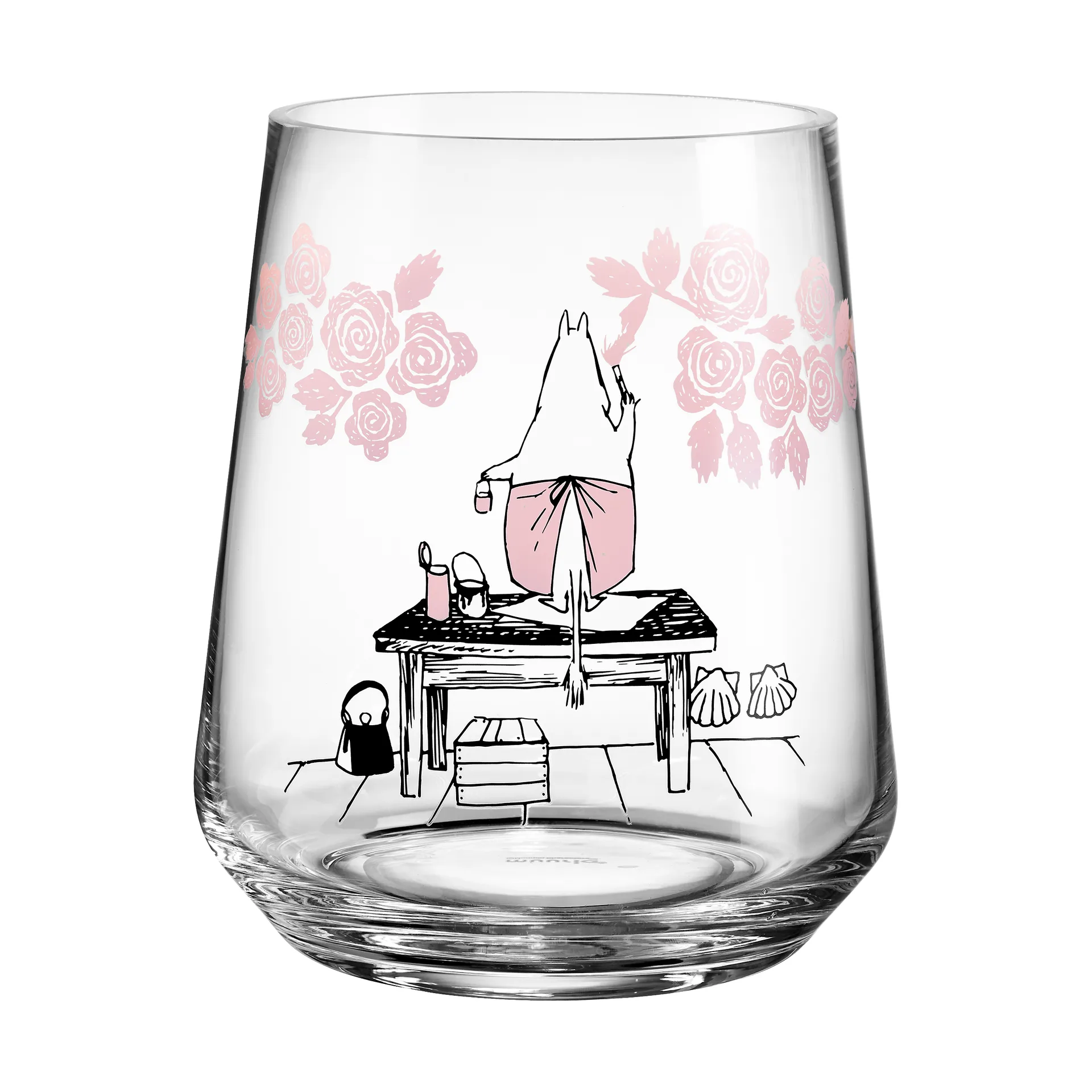 Moomin Originals lykt/vase 17,5 cm, Roser Muurla